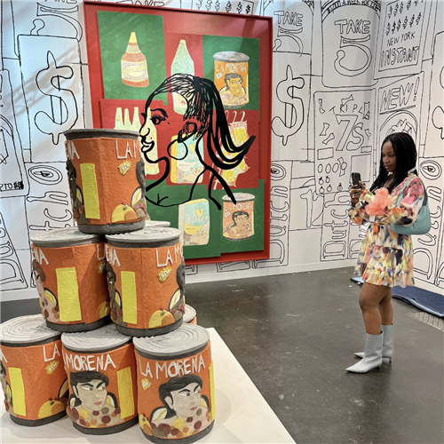 Tschabalala Self Lands a Colorful Ode to the Bodega at the Armory Show