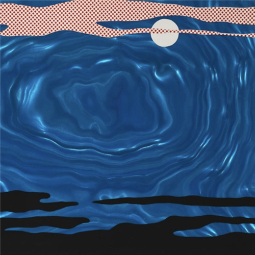 Moonscape (from 11 Pop Artists, Volume I) (1965) by Roy Lichtenstein